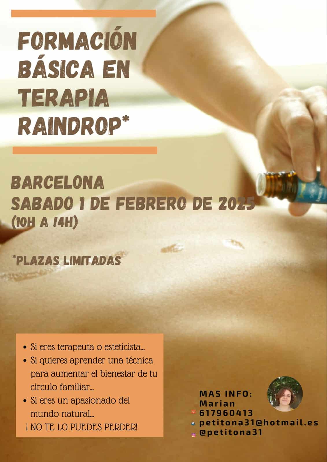 Formación básica terapia Raindrop